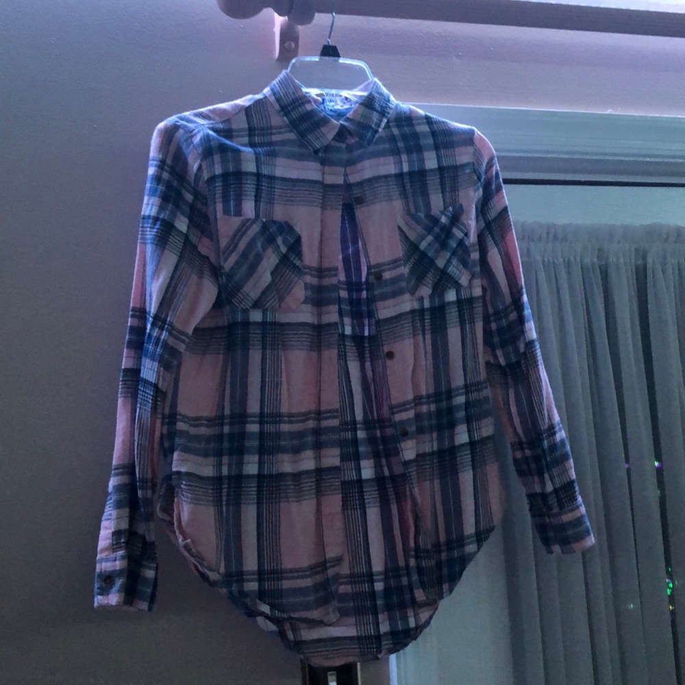 Girls flannel top